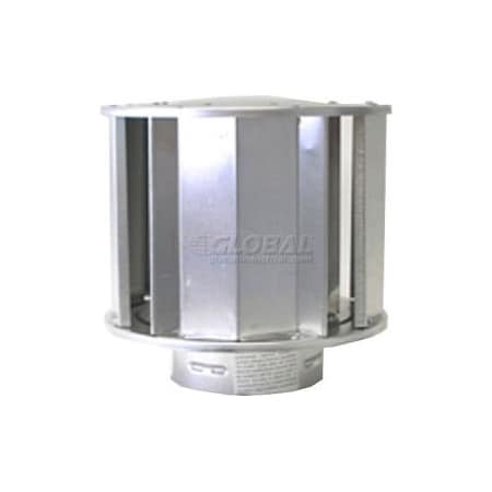 Sunstar Heating Products SunStar 4" Vent Cap Sidewall Or Roof Vent For Infrared Tube Heaters 30297040